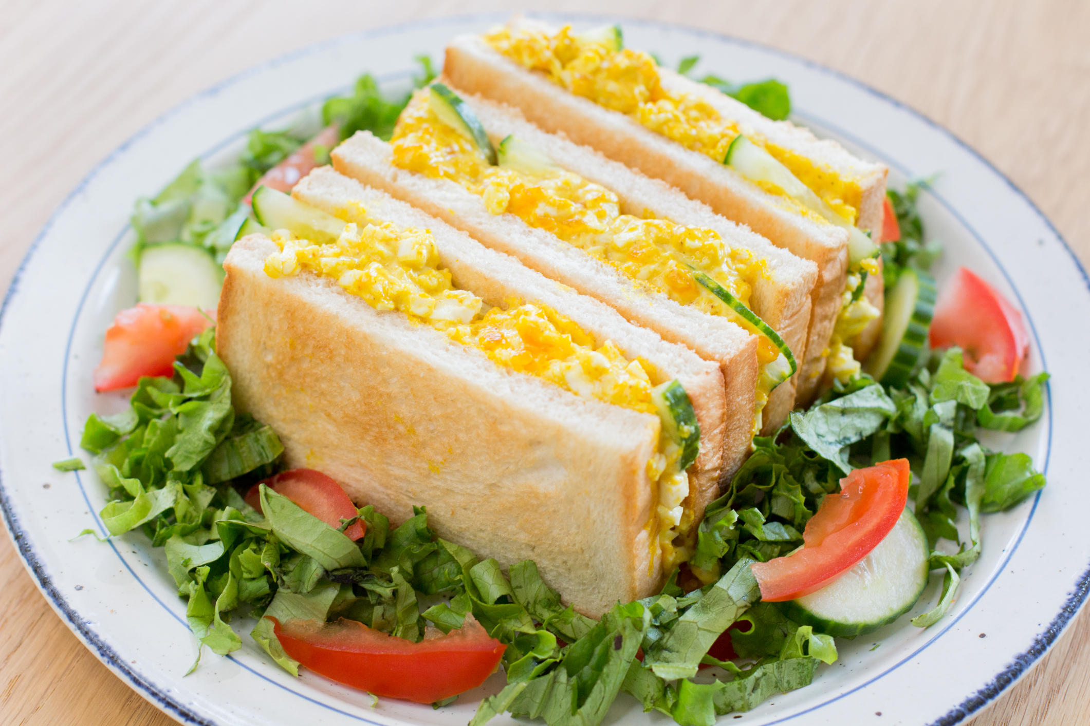 Creamy Curry Egg Mayo Sandwich